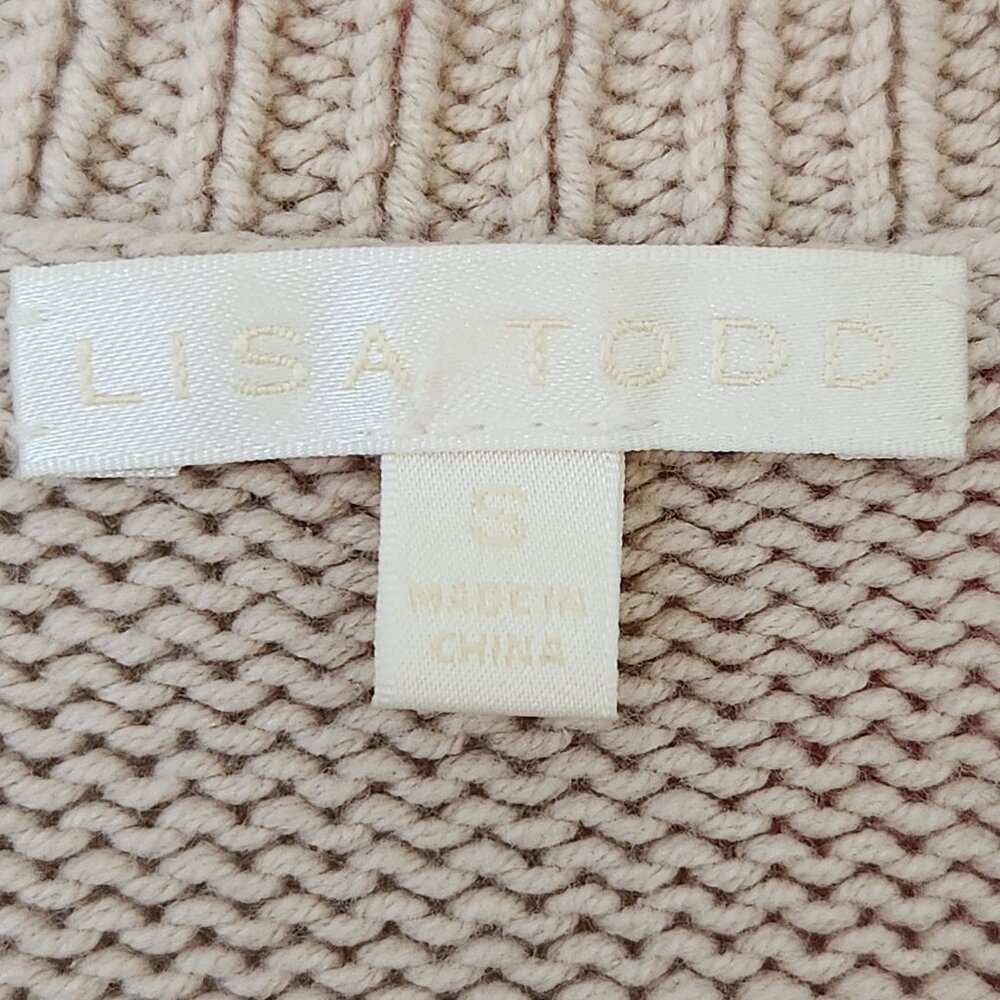 Lisa Todd Catching Rays Sweater V Neck Oversized Colorful Boho Soft Cute Small - Picture 9 of 12
